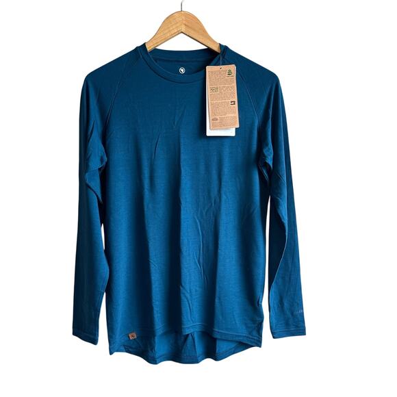 Endura BaaBaa Blend Long Sleeve Base Layer Blueberry S - Picture 1 of 12
